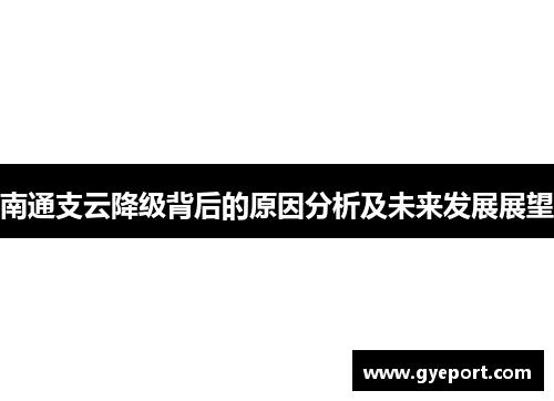 南通支云降级背后的原因分析及未来发展展望 南通支云降级背后的原因分析及未来发展展望