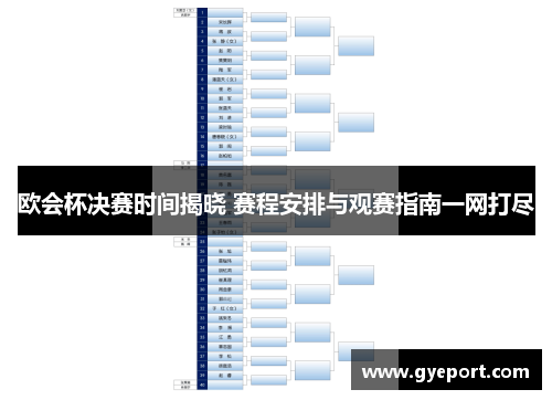 欧会杯决赛时间揭晓 赛程安排与观赛指南一网打尽 欧会杯决赛时间揭晓 赛程安排与观赛指南一网打尽
